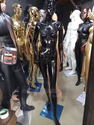 Black Fibre Female Display Glossy Mannequins