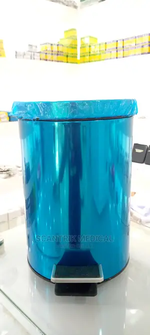 Step Bin Silver Color 8 Litre