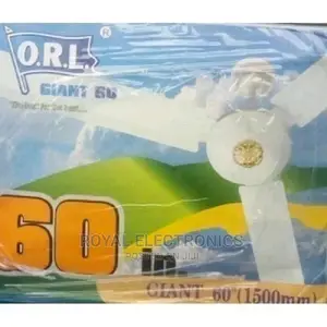 Brand New ORL Giant Ceiling Fan 60inch(Brown/White)