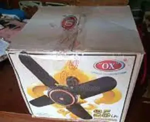 Brand New OX 4 Blade (25) Short-Hand Ceiling Fan(Brown)