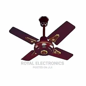 Brand New OX 4 Blade (25) Short-Hand Ceiling Fan(Brown/White