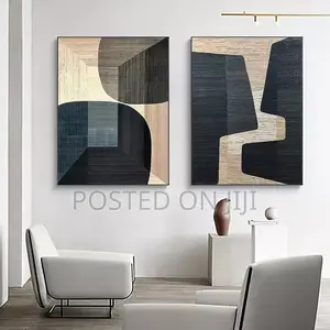 Brown Geometric Poster