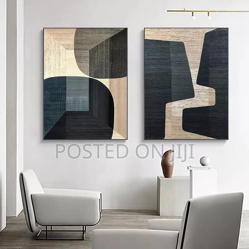 Brown Geometric Poster