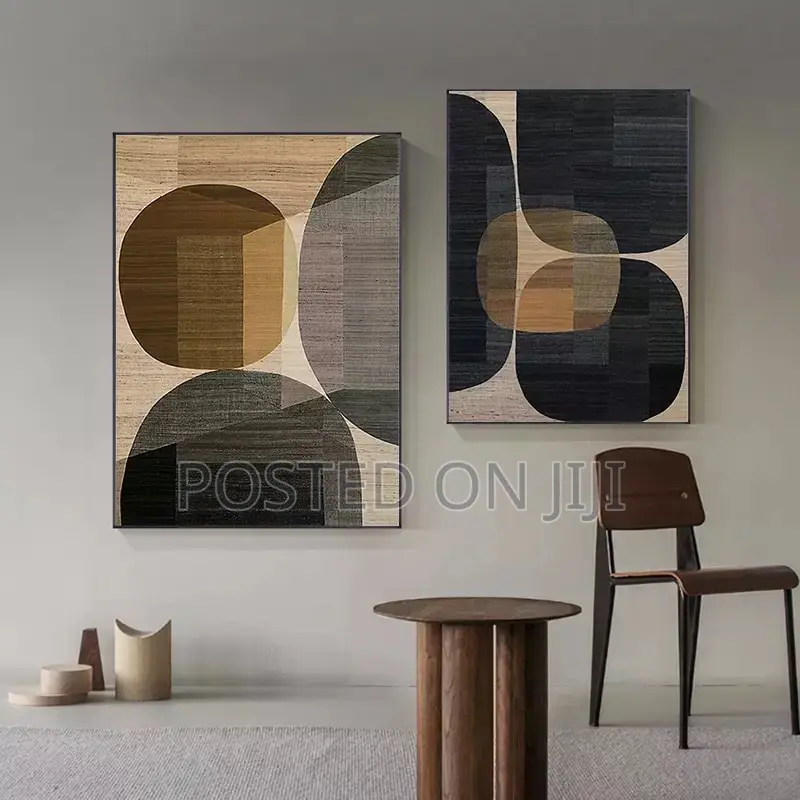 Brown Geometric Poster