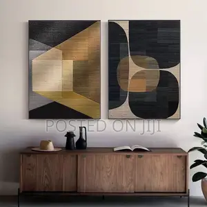 Brown Geometric Poster