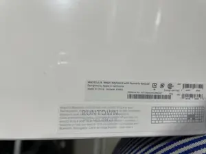 Apple Magic Wireless Keyboard With Numeric Keypad (Silver)