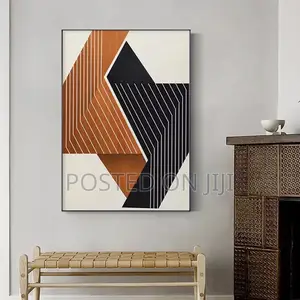 Industrial Geometric Canvas Print