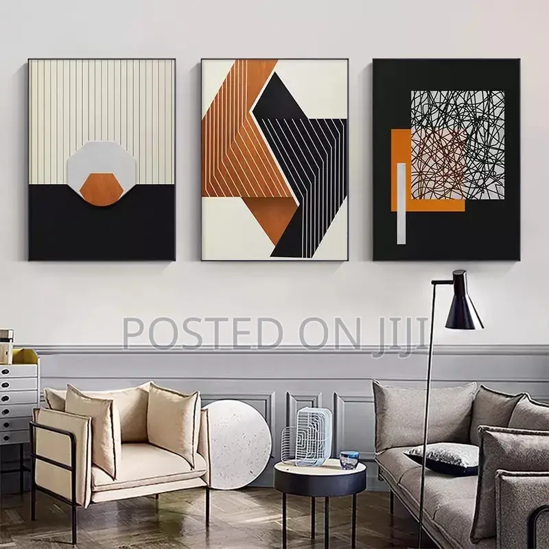 Industrial Geometric Canvas Print