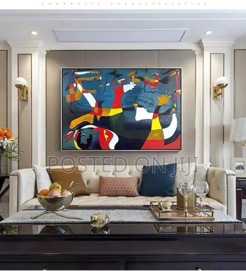 100% Hand Painting on Canvas