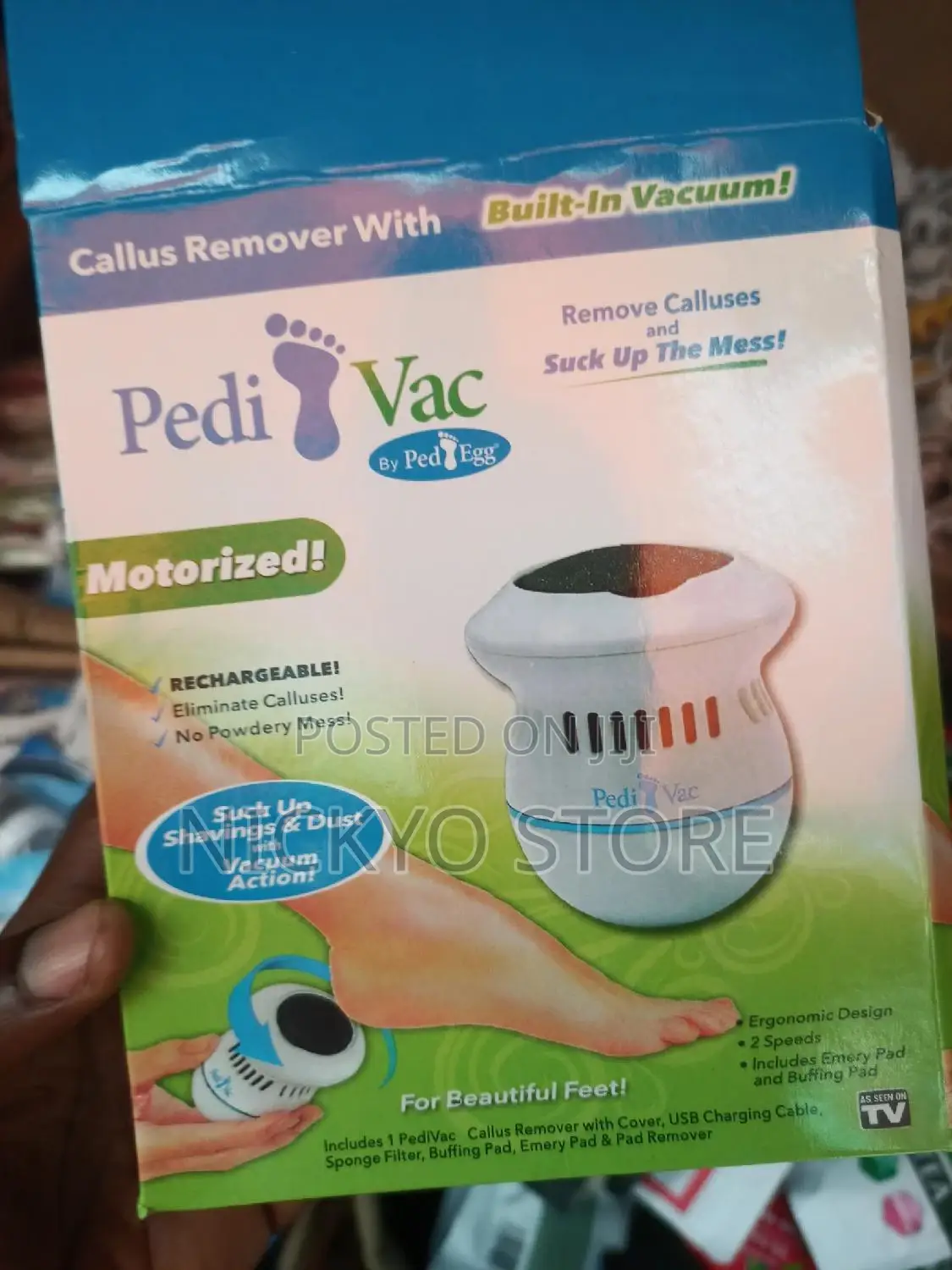 Rechargeable Pedi Vac (Callus Remover)