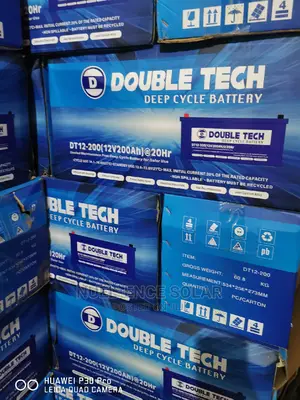 12v 200ah Double Tech Deep Cycle Battery.