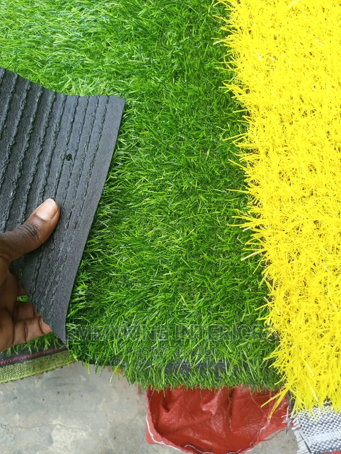 Yellow Artificial Grass