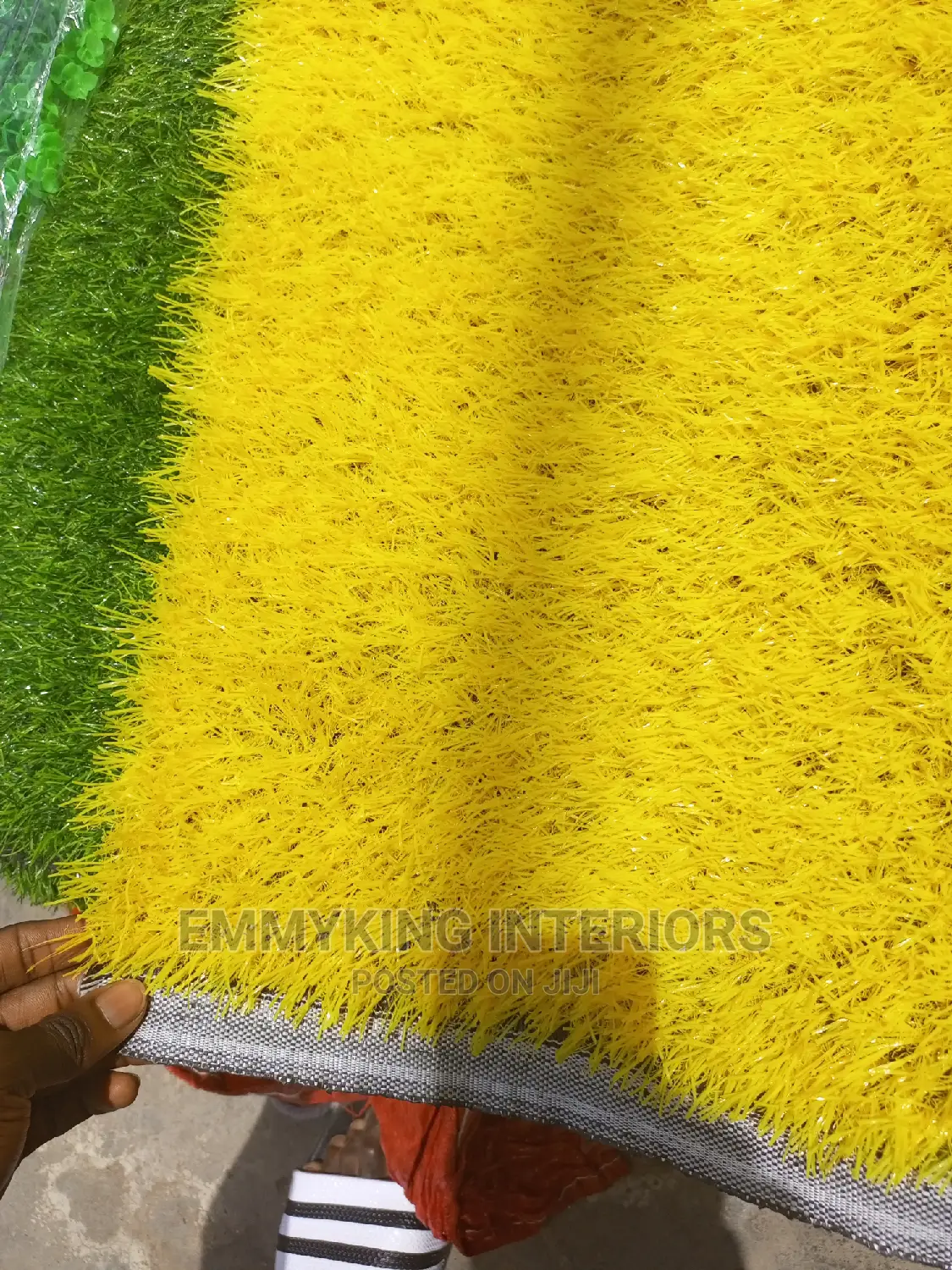 Yellow Artificial Grass