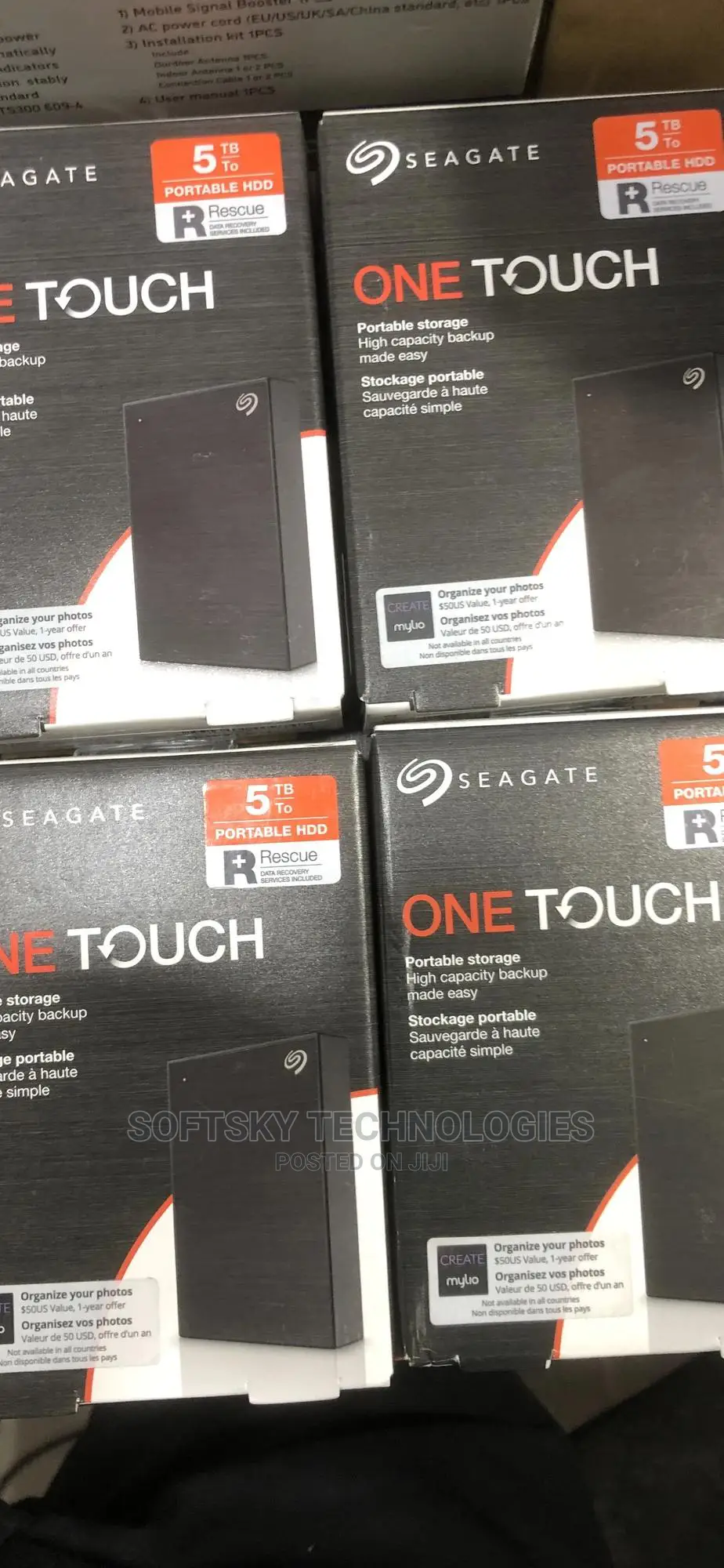 Seagate One Touch 5tb External Hard Drive