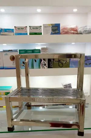 Stainless Steel Medical Foot Stool Foot Step Steel Step