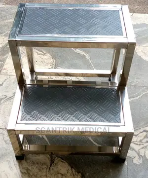 Hospital Stainless Steel Patient Footstool