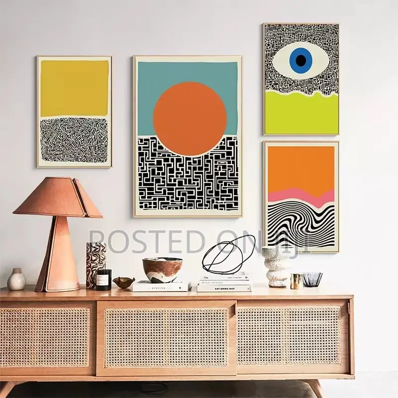 Colorful Abstract Wall Poster