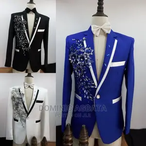 Groom Embroidered Suits