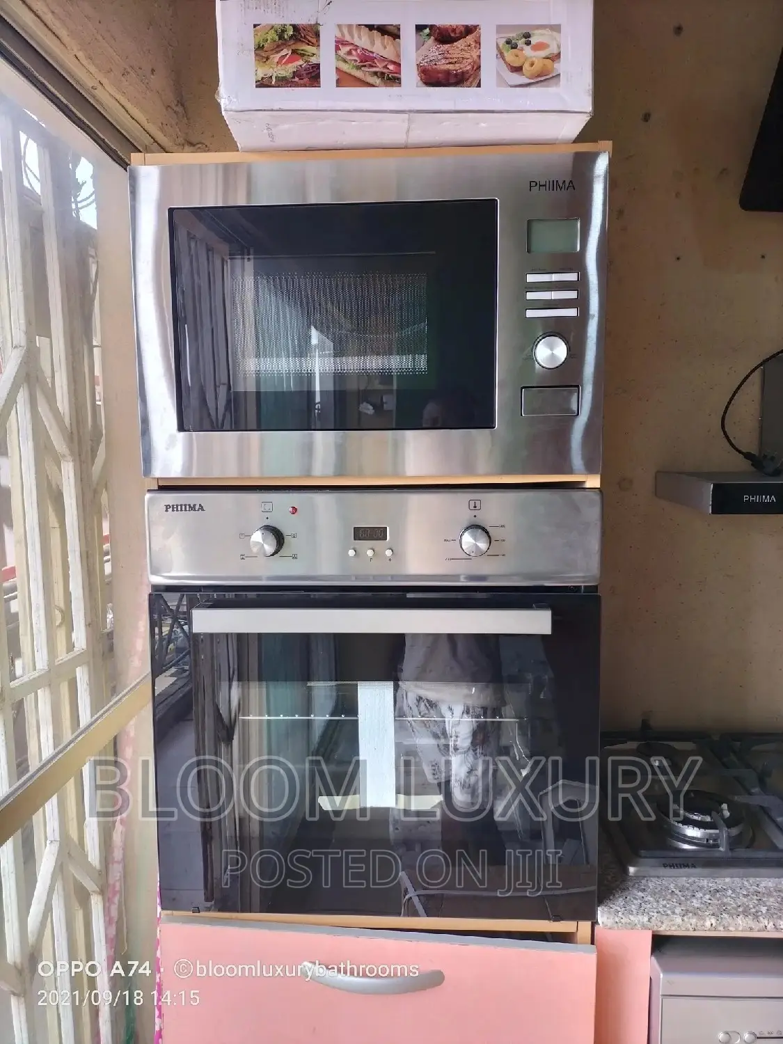 Inbuilt Microwave and Oven