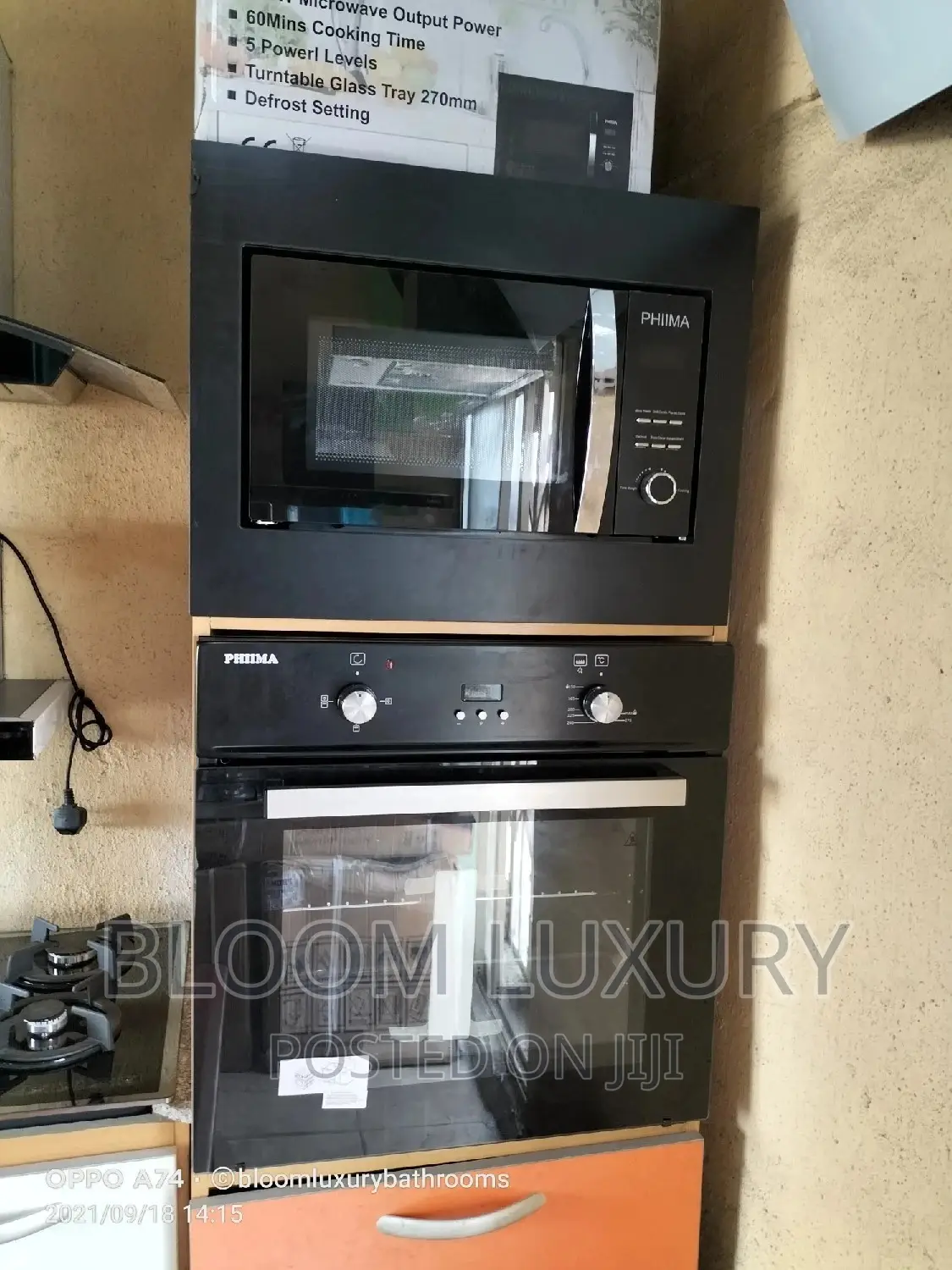 In-Built Microwave and Oven