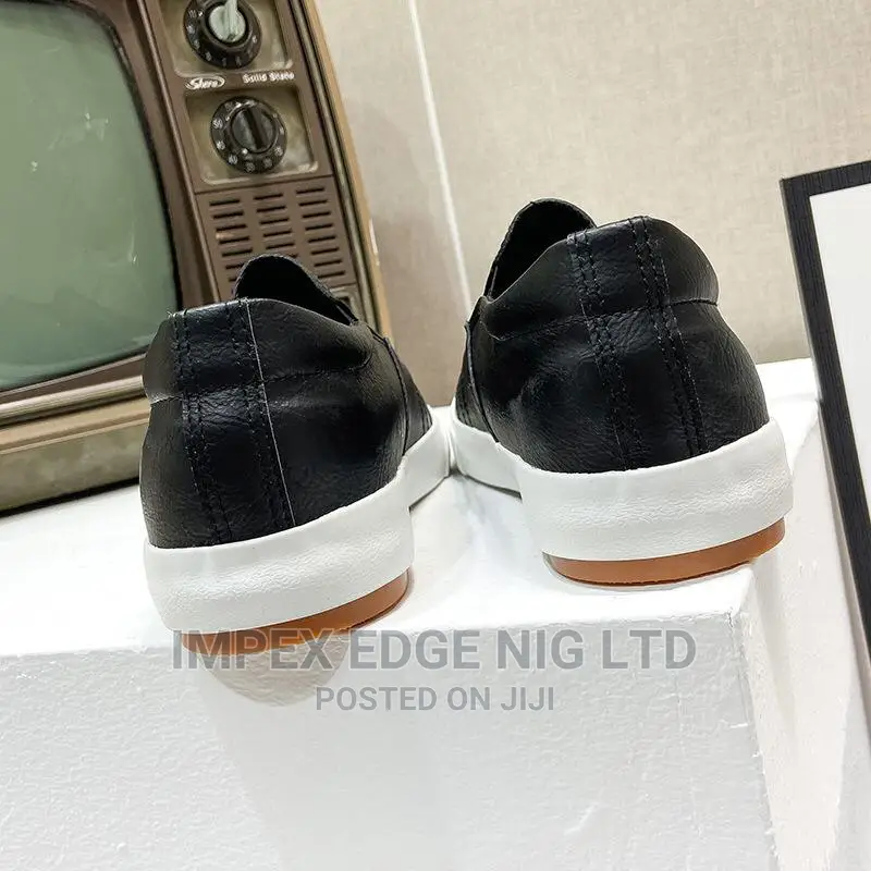 Men's Leather Shoes , Flat Sneakers