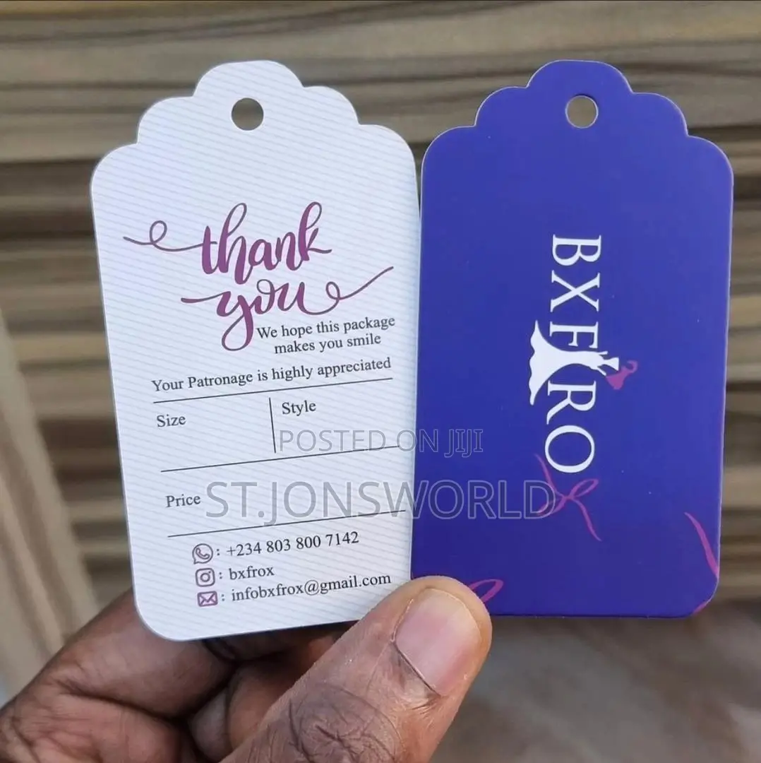 Tag Clothing Labels