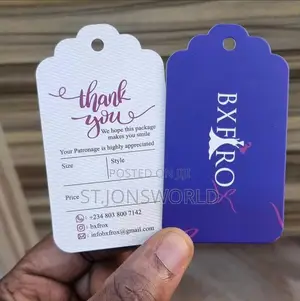 Tag Clothing Labels