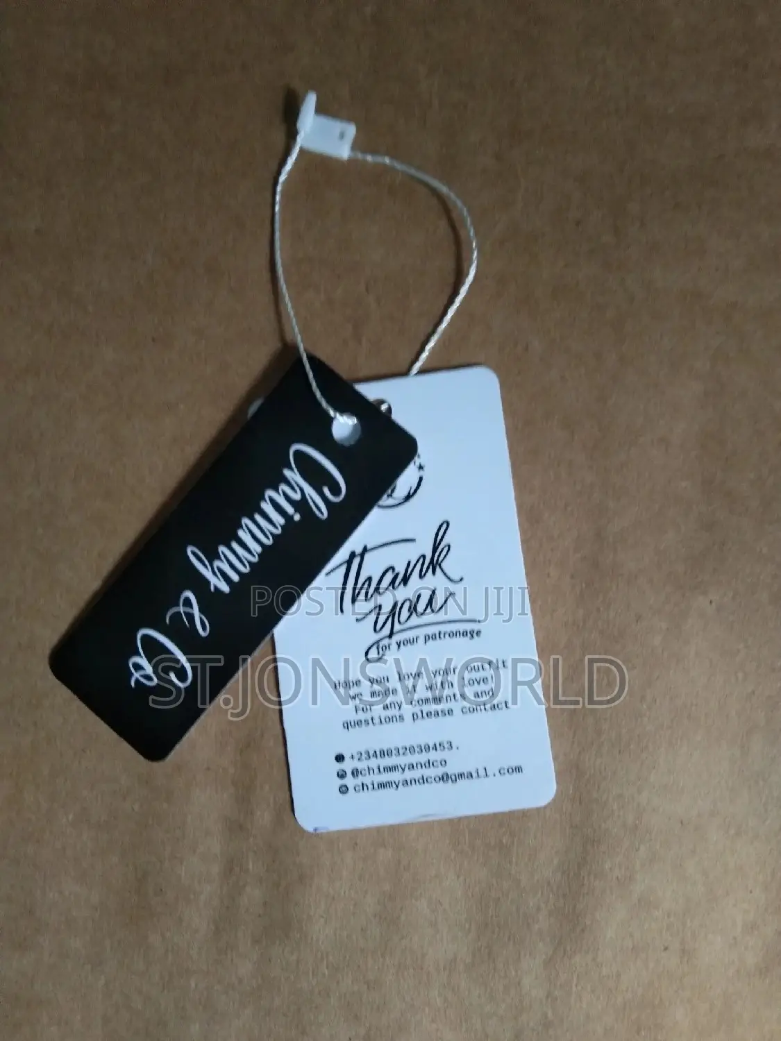 Tag Clothing Labels