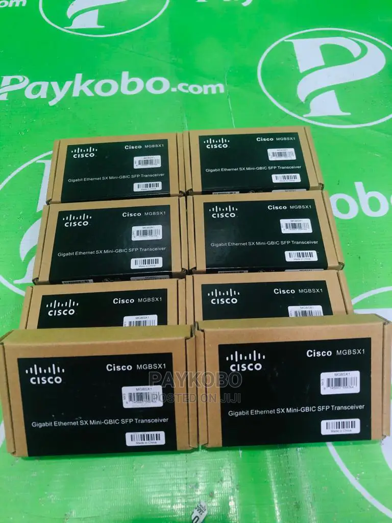 Cisco MGBSX1 SFP Transceiver, Gigabit Ethernet (Gbe)