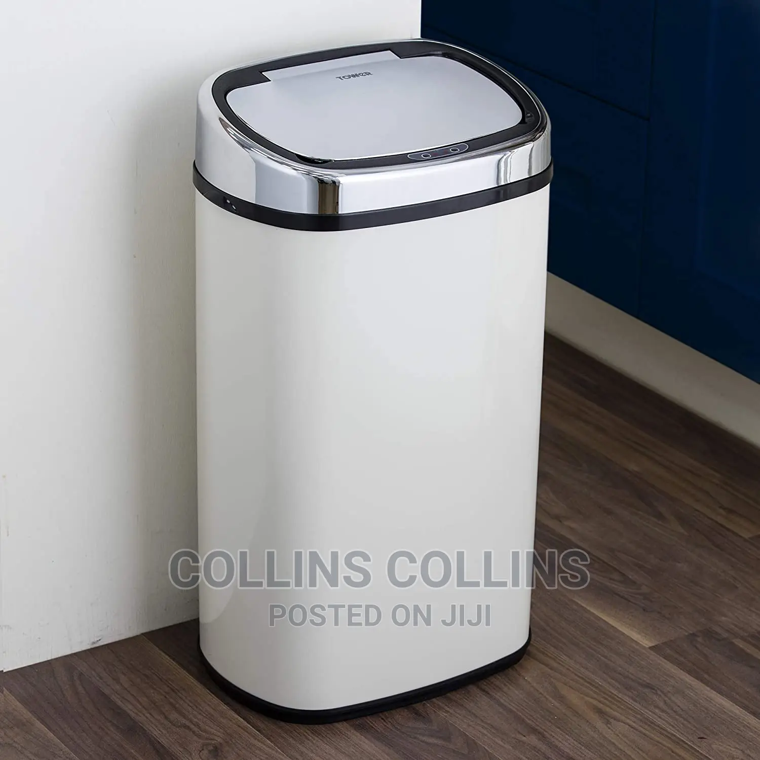 Tower T80903 Square Sensor Bin With , 58 Litre