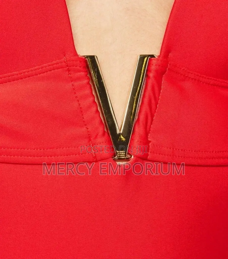 Red 'Lift Shape' v Front Swimsuit