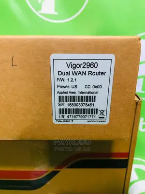 Draytek Vigor 2960 Dual-Wan Load Balancing VPN Firewall