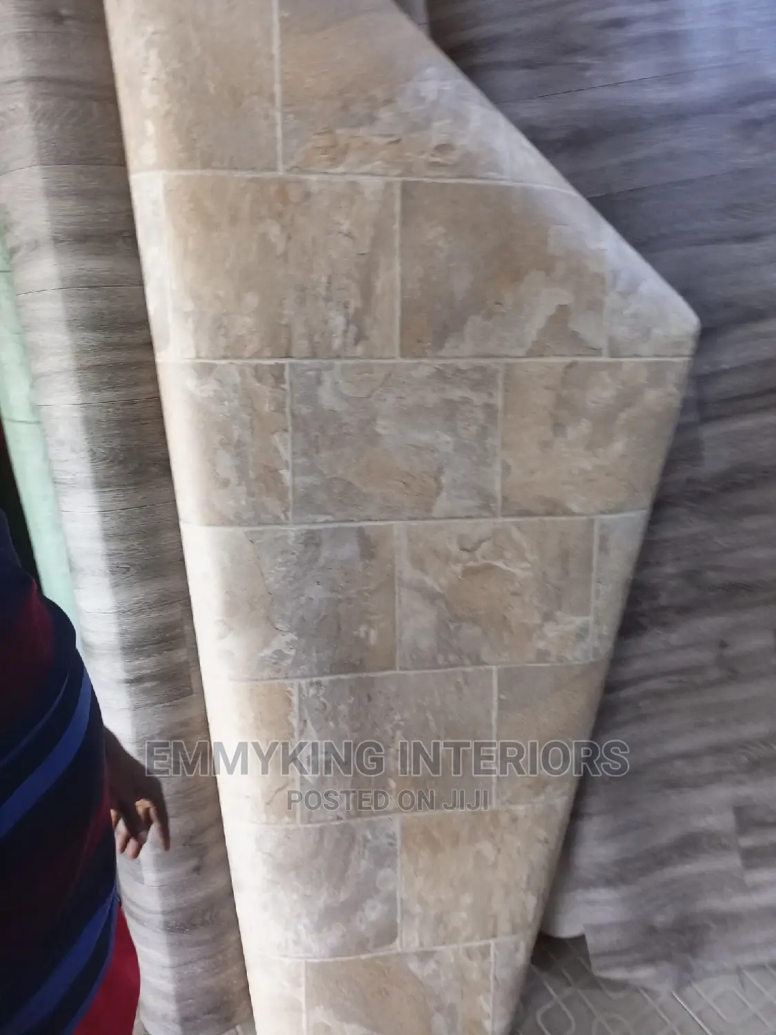 Thick Wooden Design Carpet