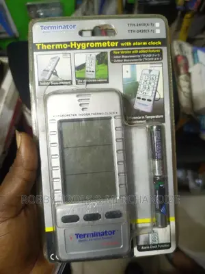 Thermal Hygrometer With Alarm Clock
