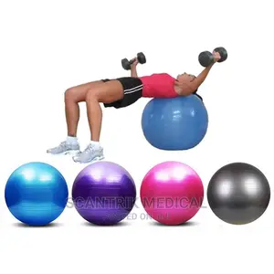 Exercise Ball With Foot Pump for Adults Workout Fitness