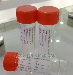 Red Top Sample Bottle