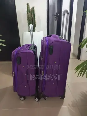 Photo - Swiss Polo 2 Set Traveling Luggage Purple Color