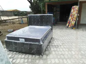 4.5 by 6 Quality Bedframe and Mattress