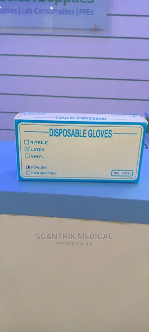 White Latex Gloves