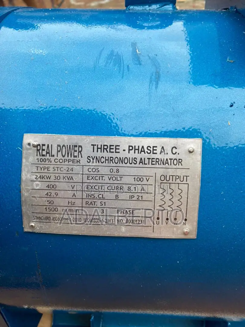 100% Copper Alternator 30kva