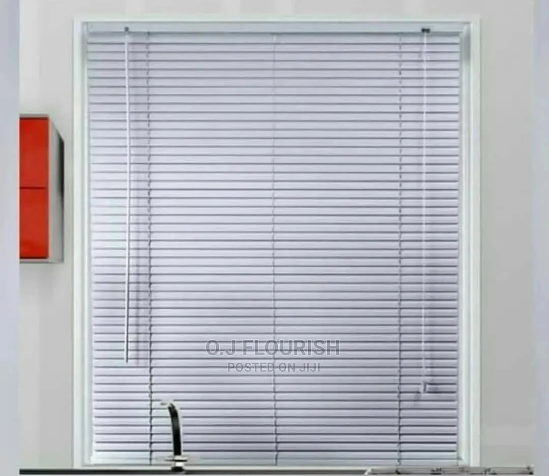 White Aluminum Window Blind