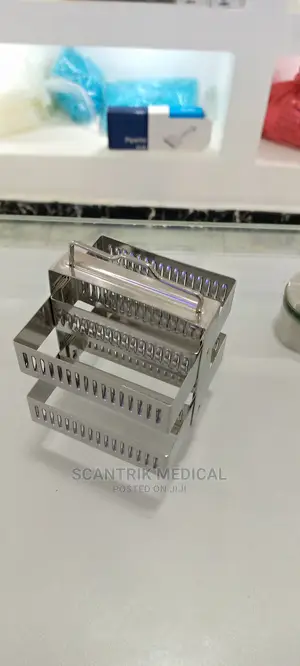 Reusable Laboratory Stainless Steel Slides Staining Rack