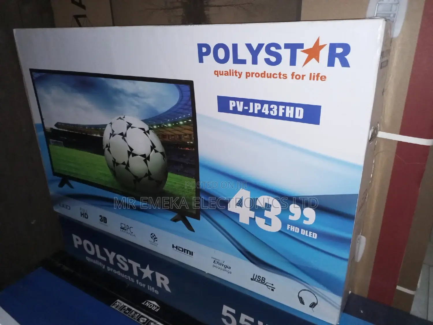 Polystar 43 Inches Led Tv