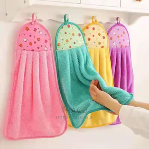 Super Absorbent Microfiber Hanging Kitchen Cleaning Towels