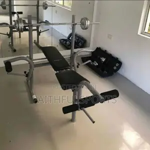 Weight Bench With 50kg Dumbbells