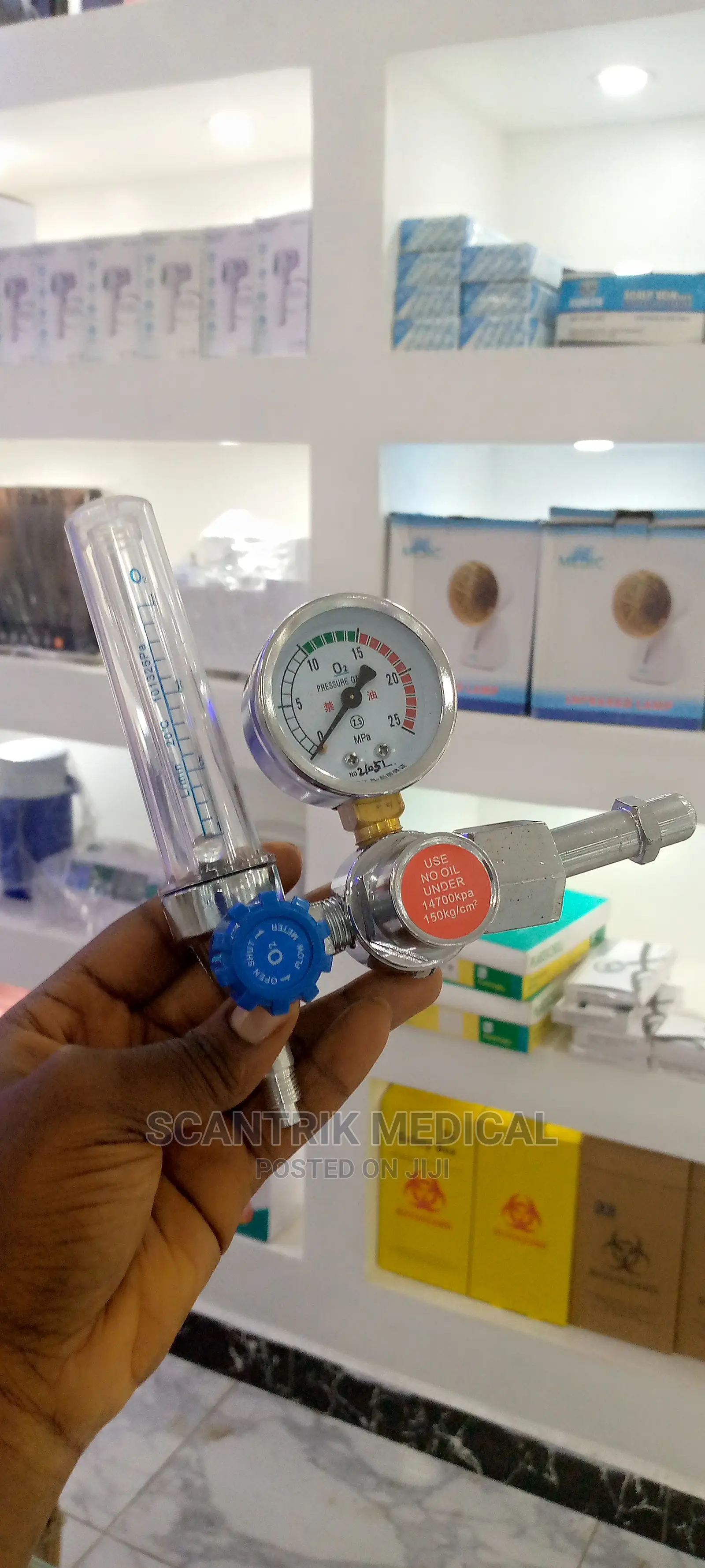 Oxygen Regulator Flow Meter