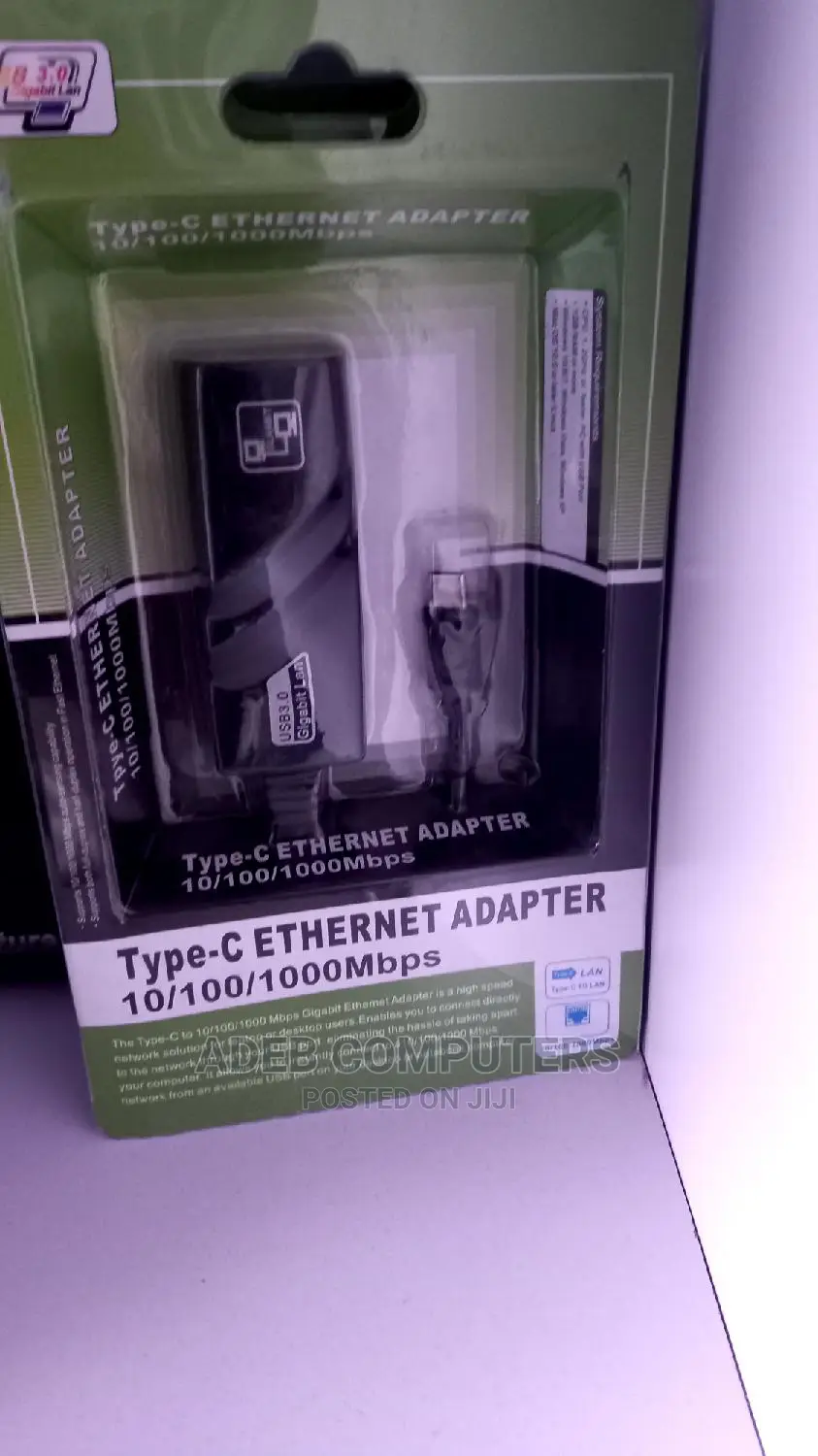 Type C to Ethernet LAN Adapter