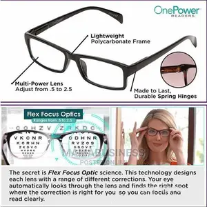 One Power Glass Auto Clear Bifocal Reading Glass