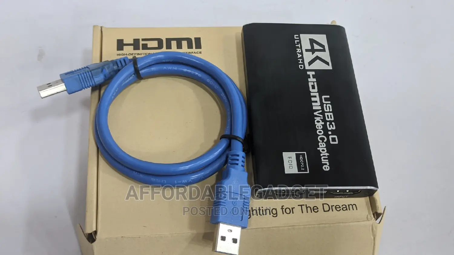 HDMI Capture Card With Audio, Mic and USB 3.0