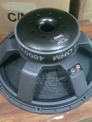 Original Heavy Duty 4000watts 18-Inches Titanic Speaker